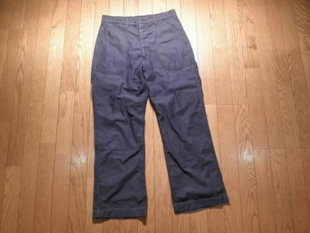 U.S.NAVY Utility Trousers 1975年 size33 used