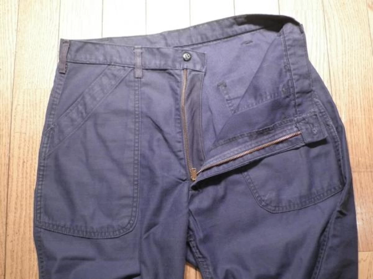 U.S.NAVY Utility Trousers 1975年 size33 used