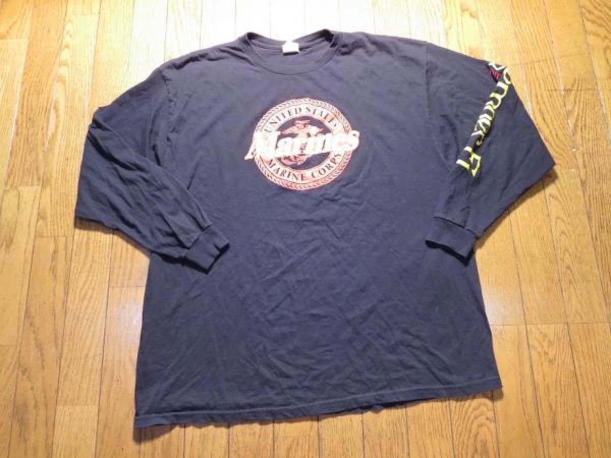 U.S.MARINE CORPS T-Shirt LongSleeves size2XL used