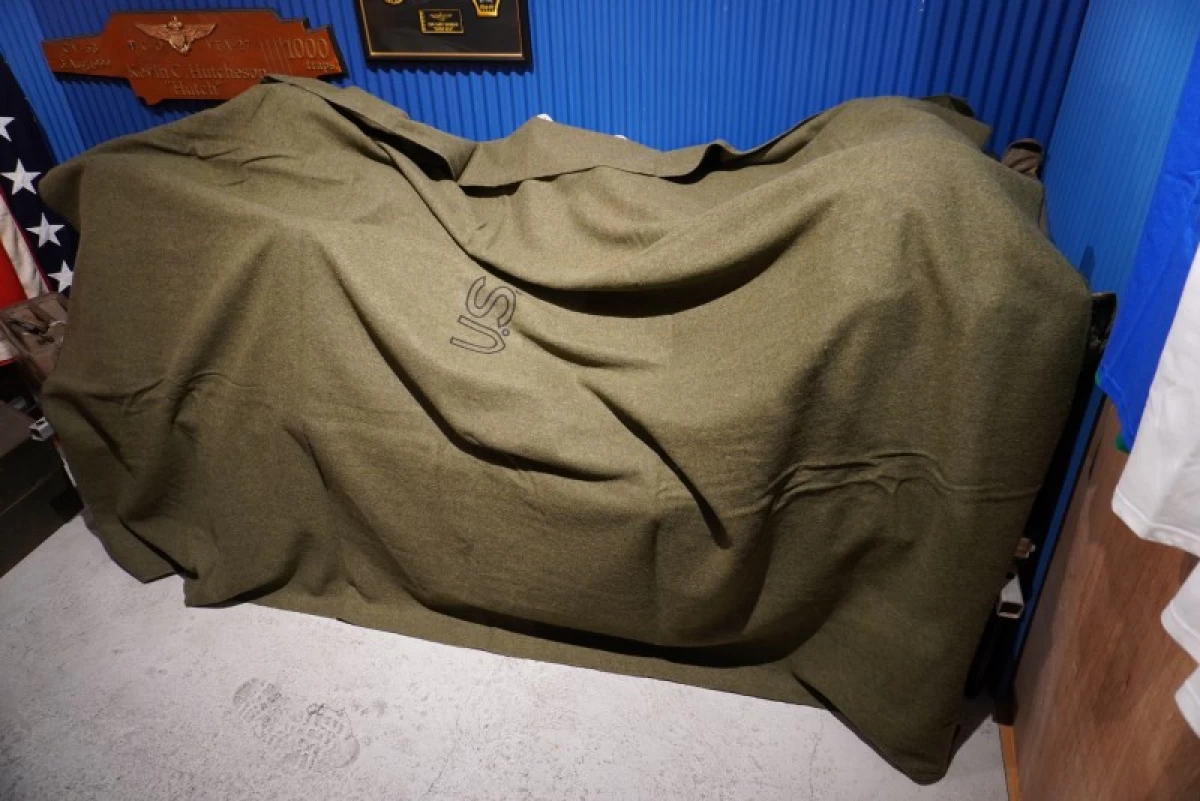 U.S.Blanket Bed Wool 210cm×165cm 1971年 new?