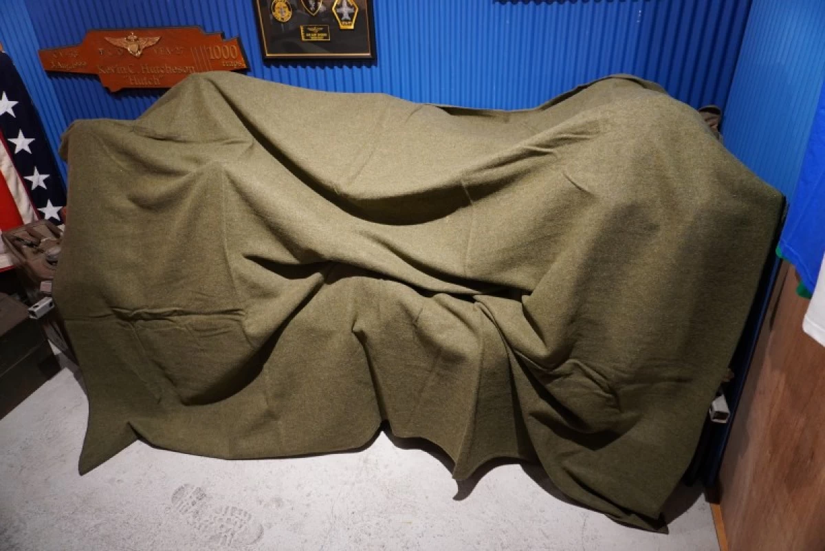 U.S.Blanket Bed Wool 210cm×165cm 1971年 new?