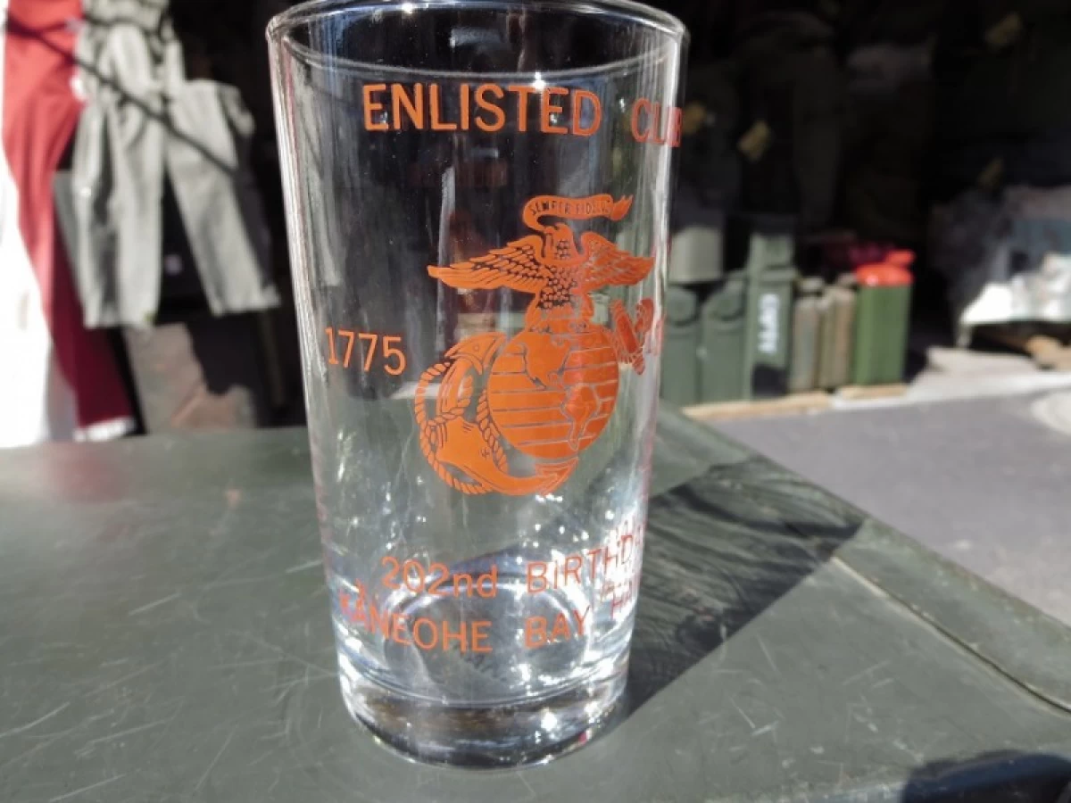 U.S.MARINE CORPS Glass 1977年 used