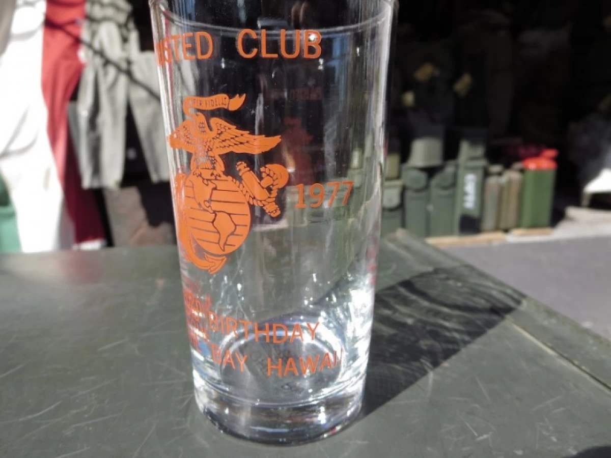 U.S.MARINE CORPS Glass 1977年 used