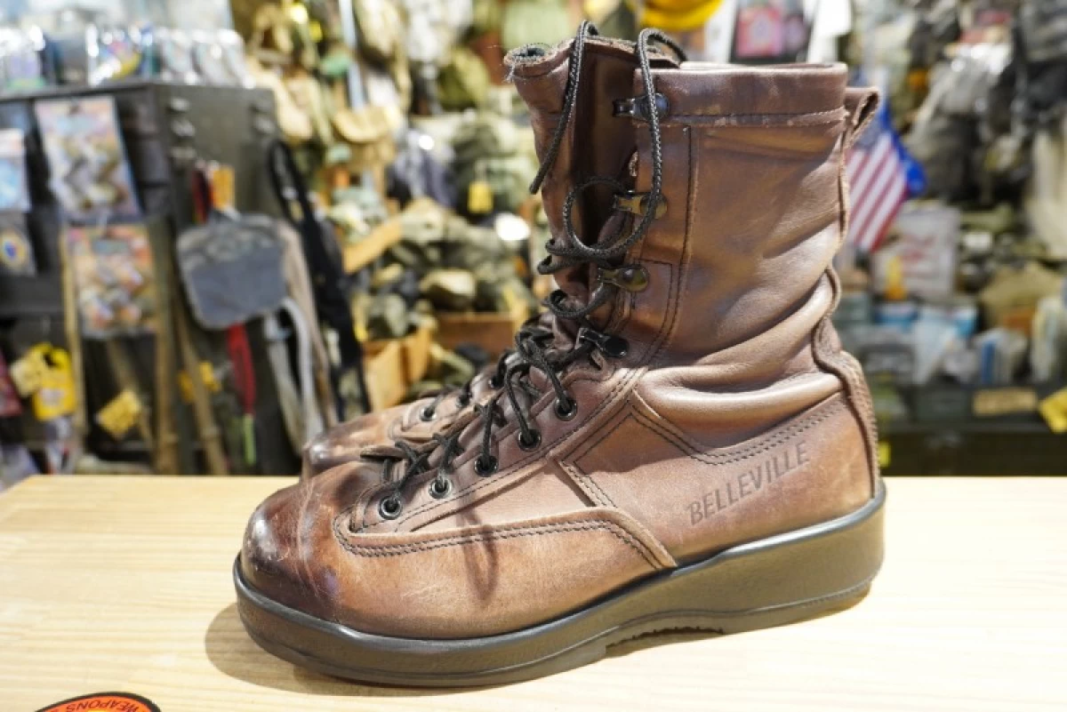 U.S.NAVY? Boots Leather Pilot? size8R used