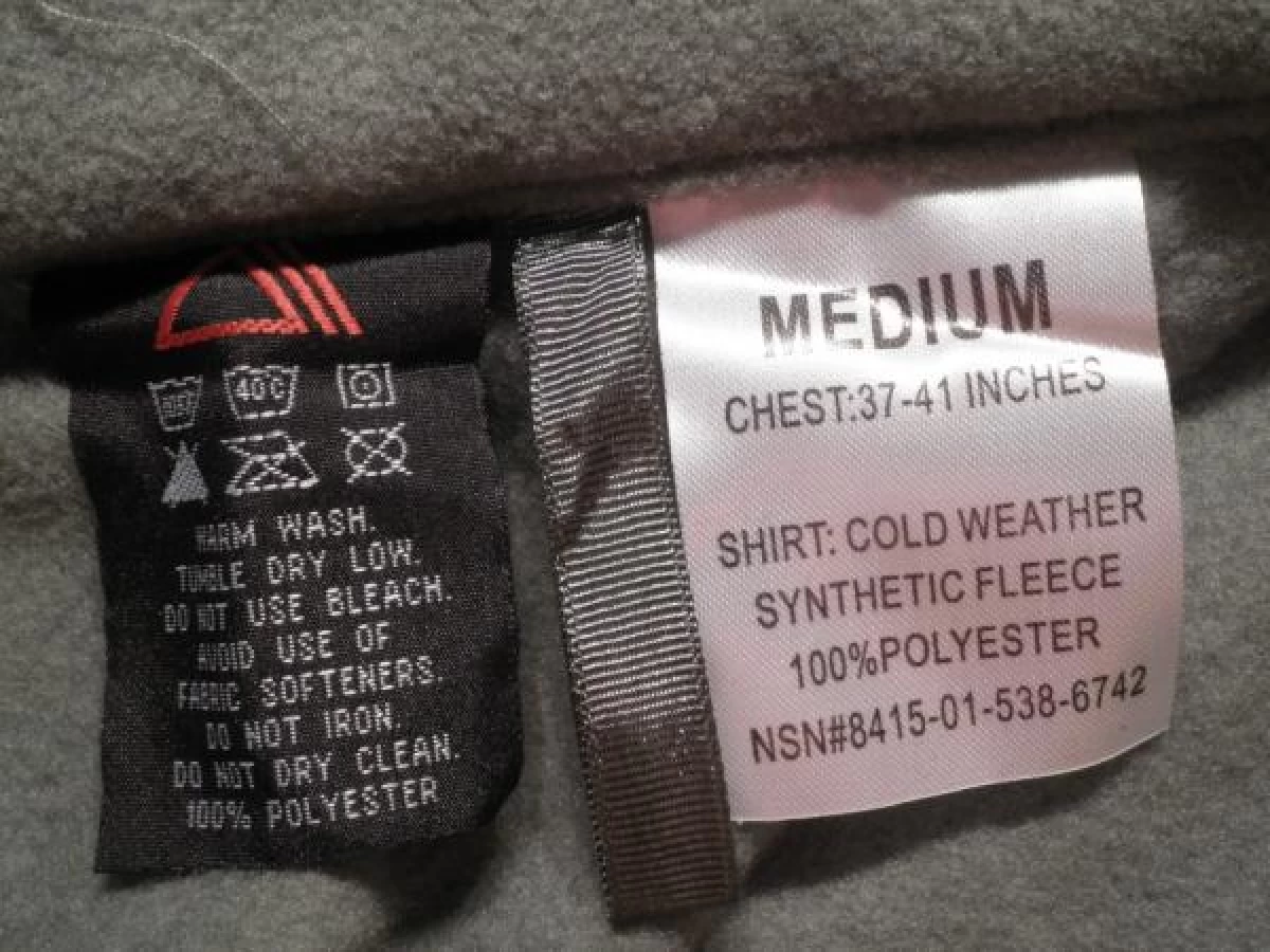 U.S.ARMY Synthetic Fleece sizeL new