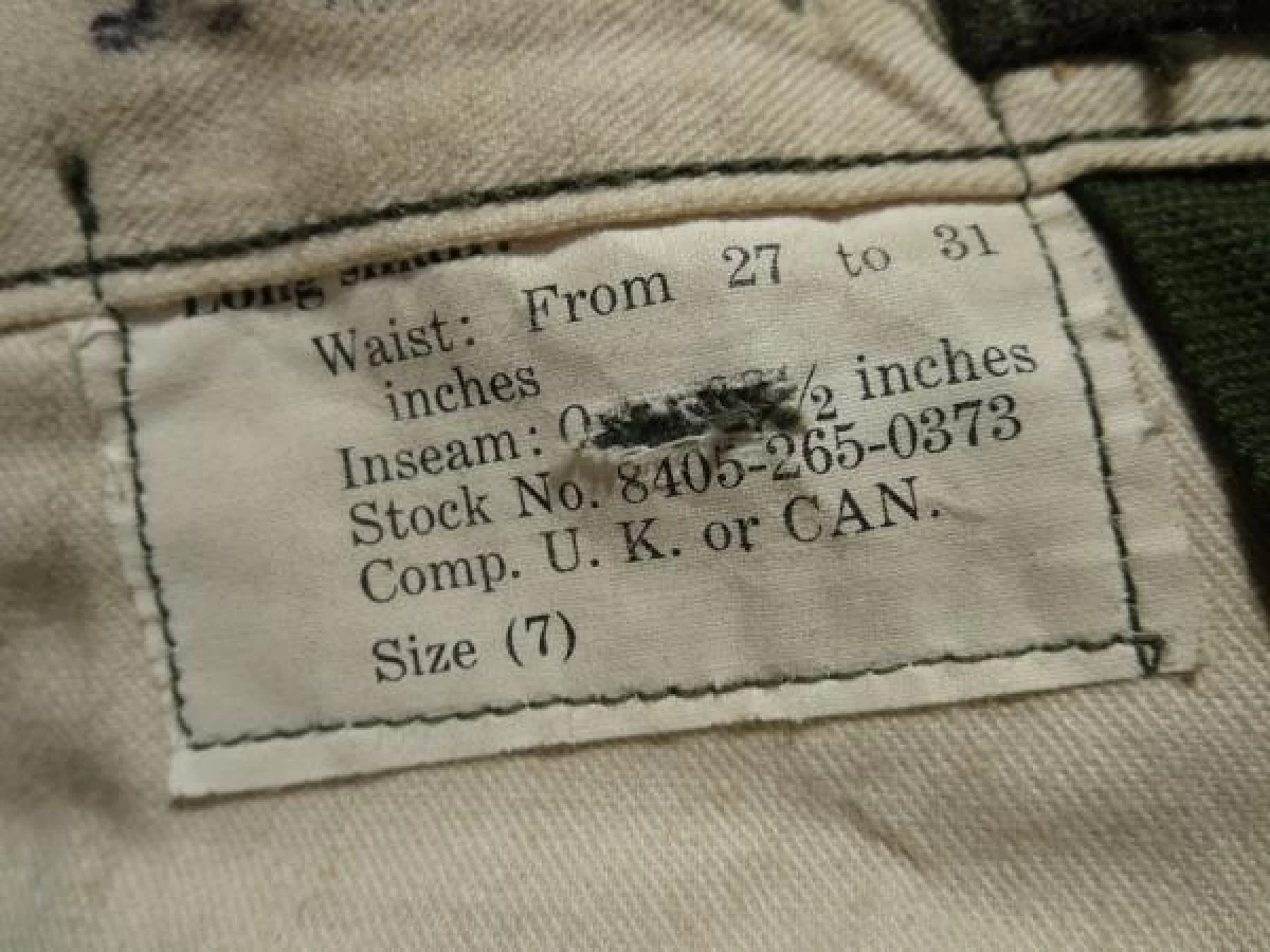U.S.M-51?Field Trousers 1962年 sizeS used?