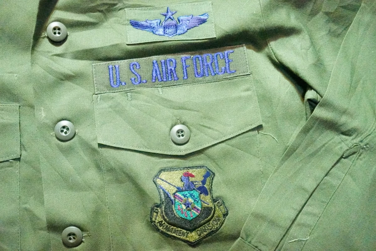 U.S.AIR FORCE Utility Shirt 1985年 size15 1/2