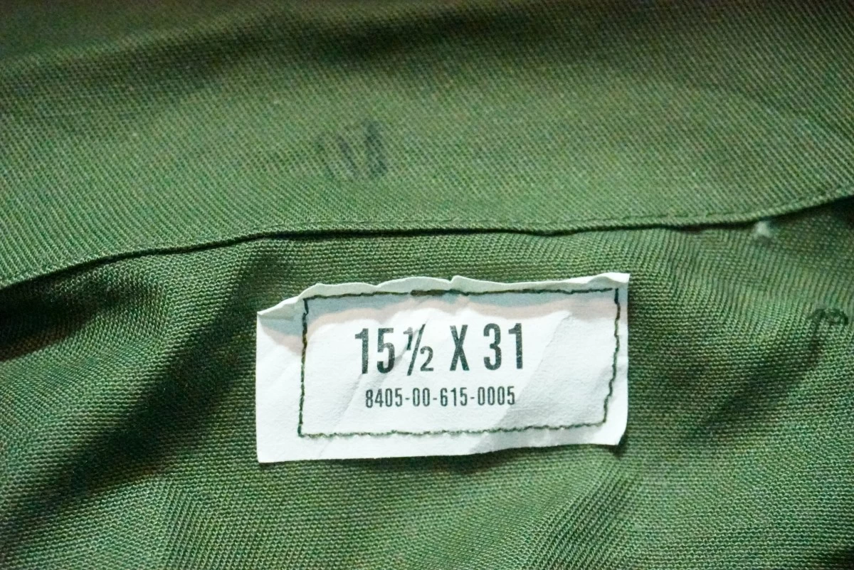 U.S.AIR FORCE Utility Shirt 1985年 size15 1/2