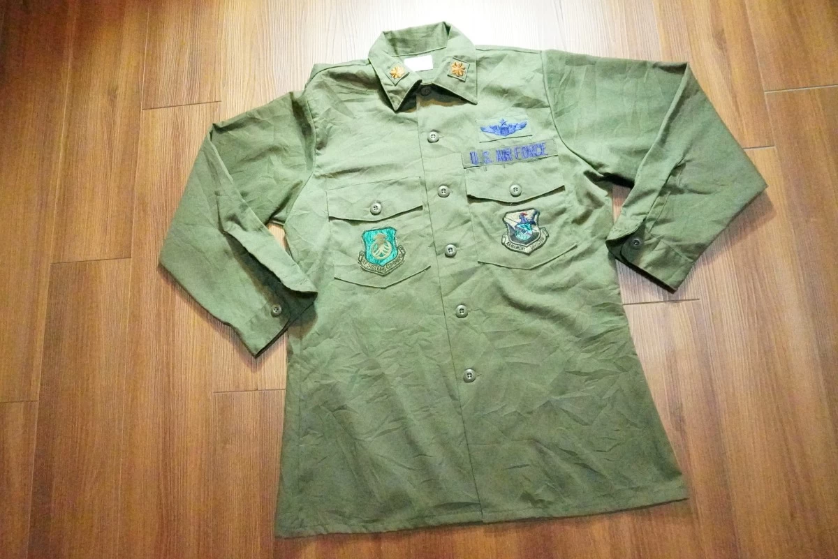 U.S.AIR FORCE Utility Shirt 1985年 size15 1/2