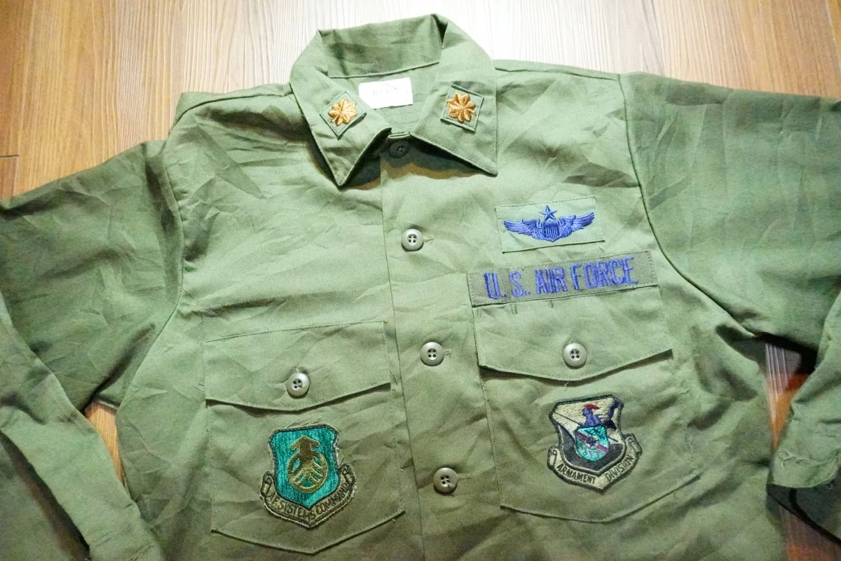 U.S.AIR FORCE Utility Shirt 1985年 size15 1/2