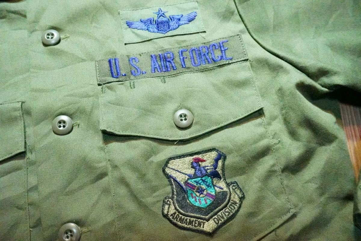 U.S.AIR FORCE Utility Shirt 1985年 size15 1/2