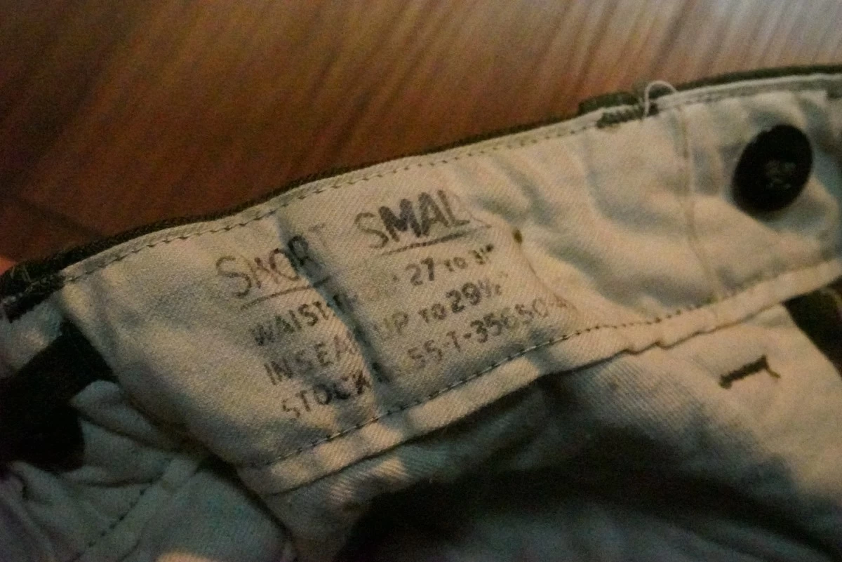 U.S.ARMY M-1951 Trousers 100%Wool 1952年? sizeS-Short used