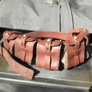 Sweden Ammunition Leather Belt used