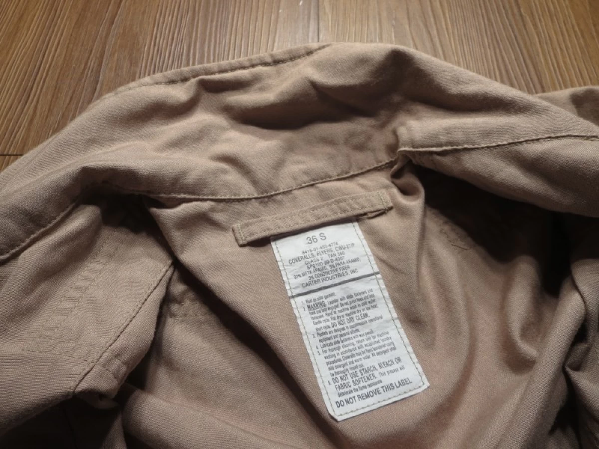 U.S.AIR FORCE Coveralls CWU-27/P TAN size36S used