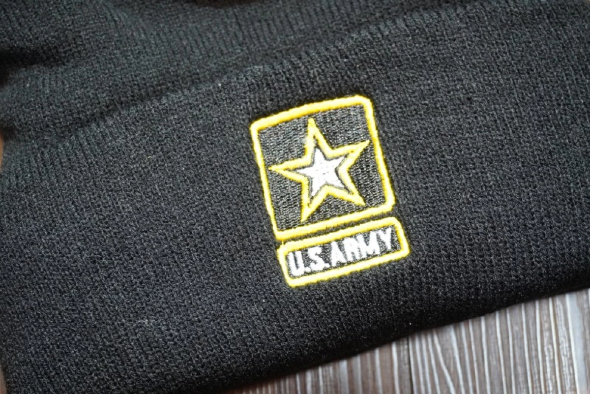 U.S.ARMY Watch Cap Heavy Weight Black new