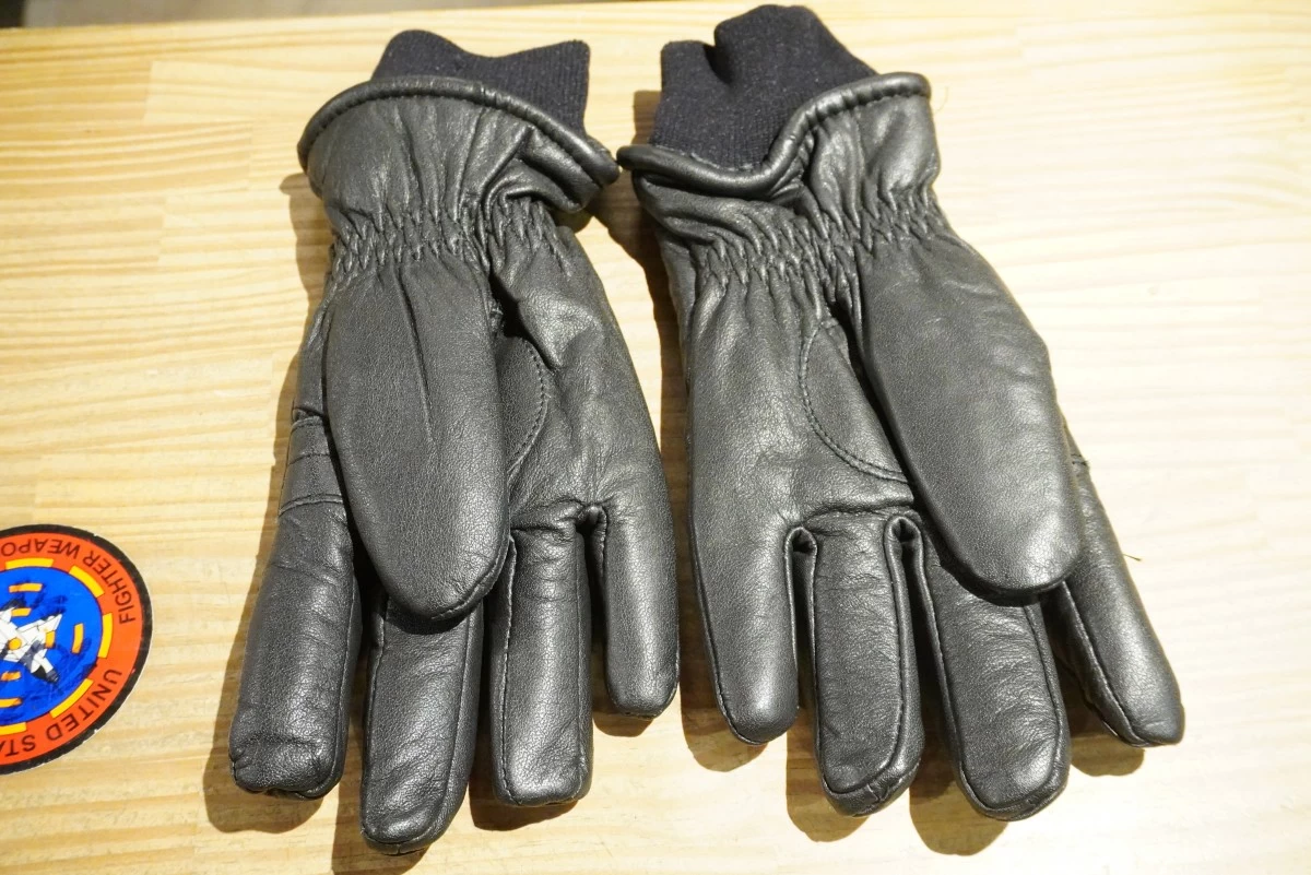 U.S.NAVY Leather Gloves Cold Weather sizeM used