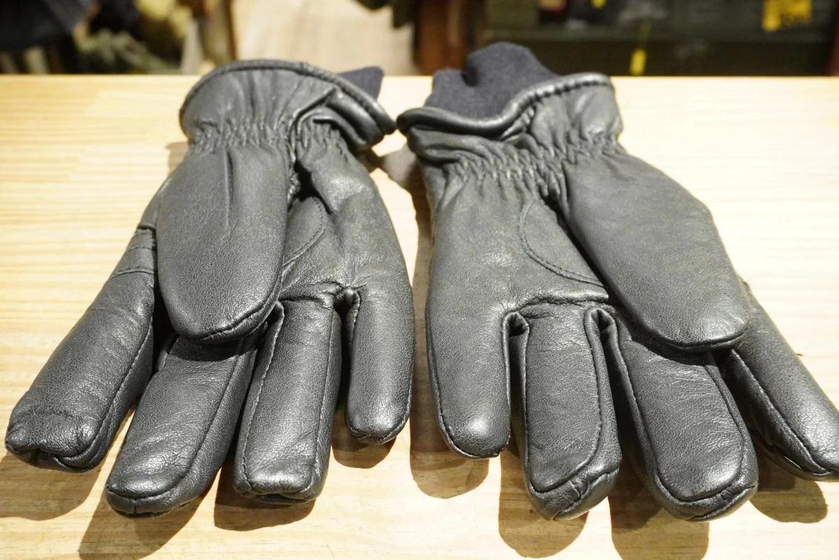 U.S.NAVY Leather Gloves Cold Weather sizeM used