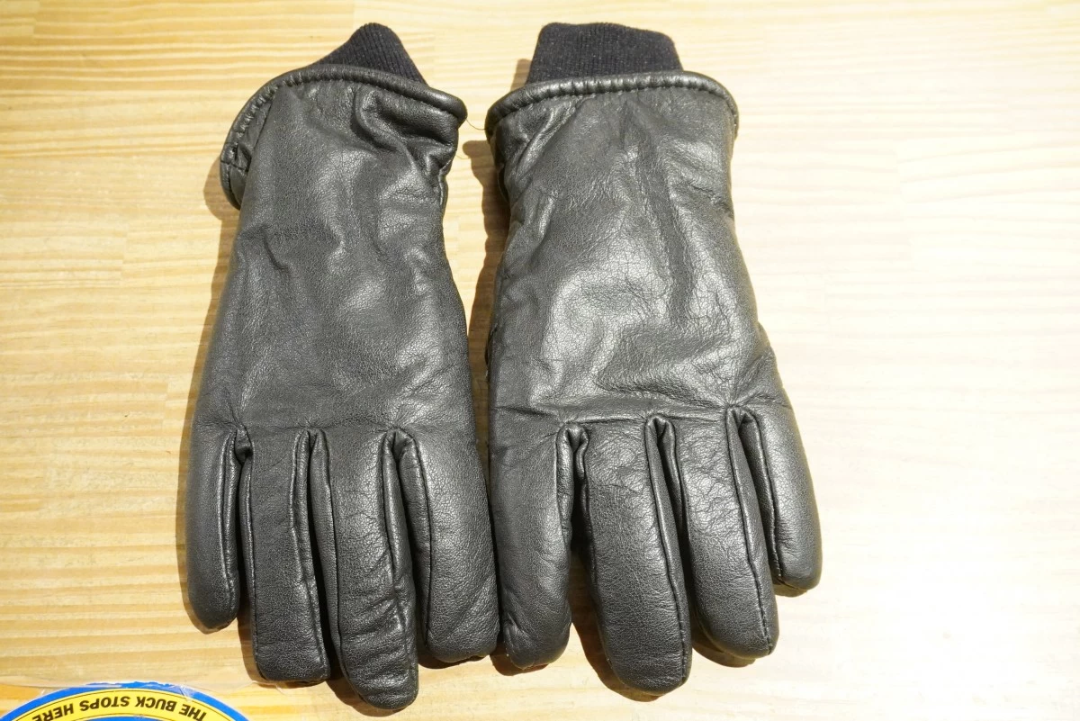 U.S.NAVY Leather Gloves Cold Weather sizeM used