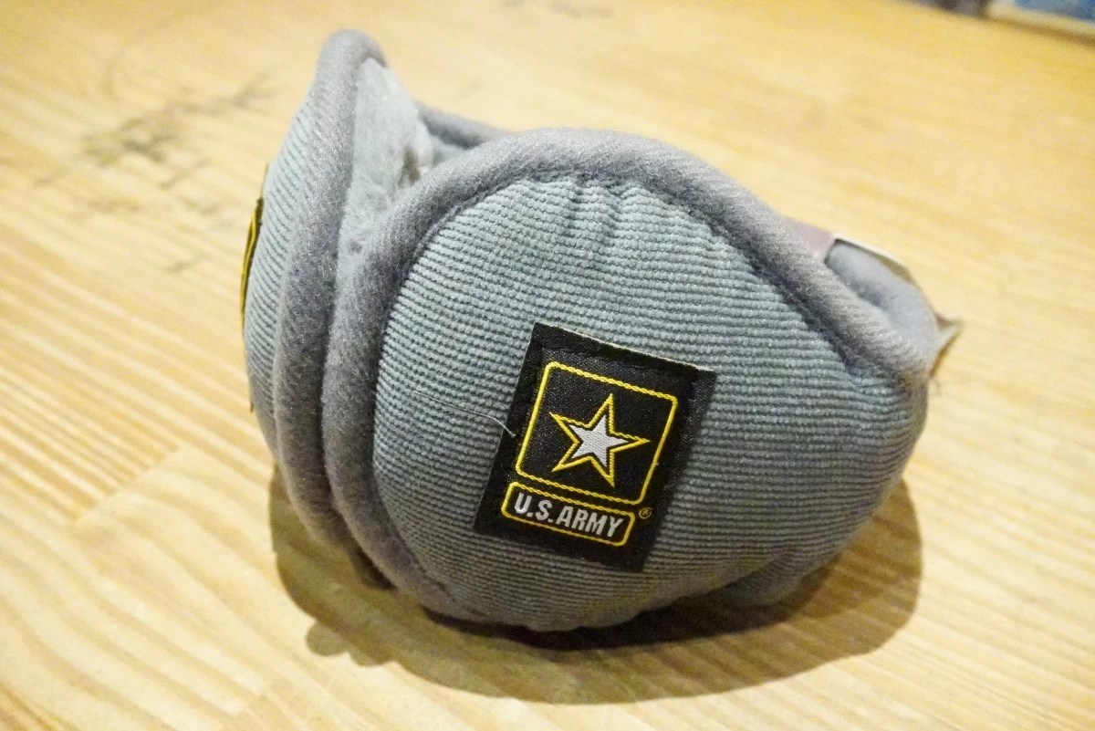 U.S.ARMY Ear Muff Gray new