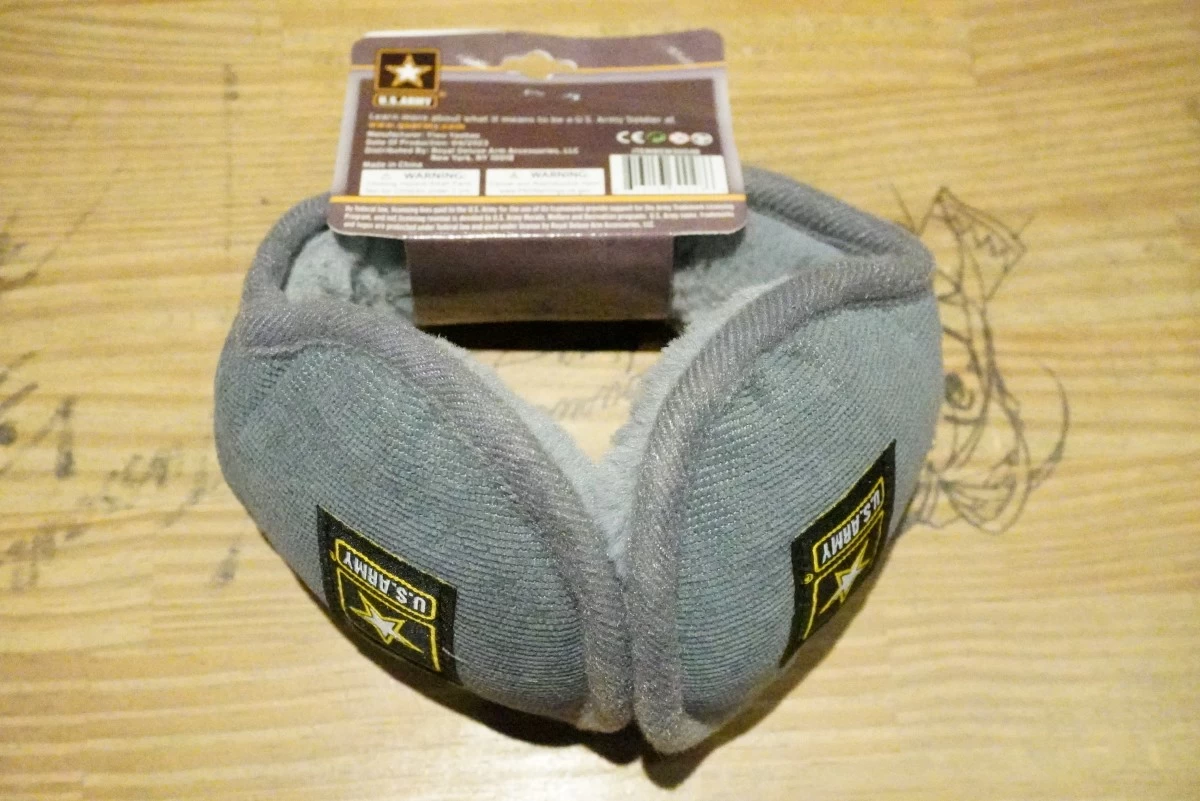 U.S.ARMY Ear Muff Gray new