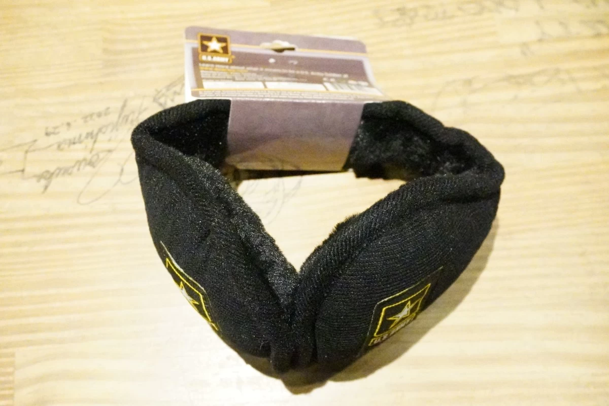 U.S.ARMY Ear Muff Black new