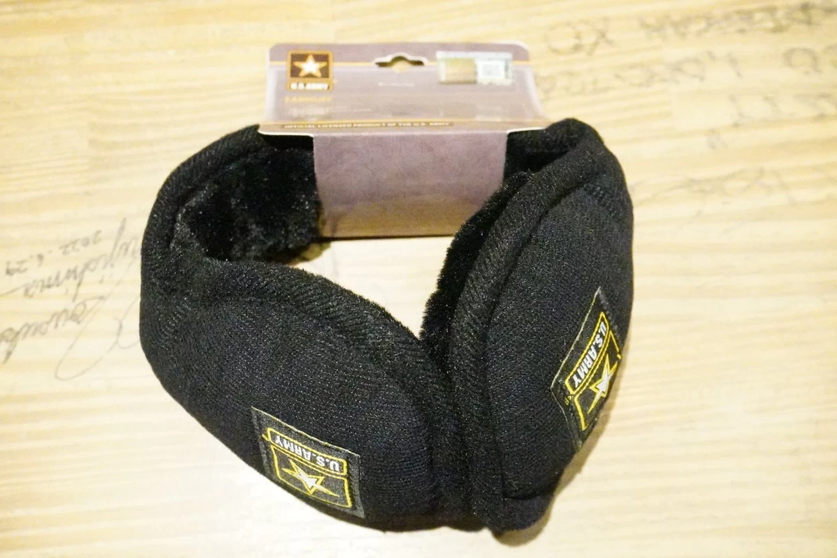 U.S.ARMY Ear Muff Black new