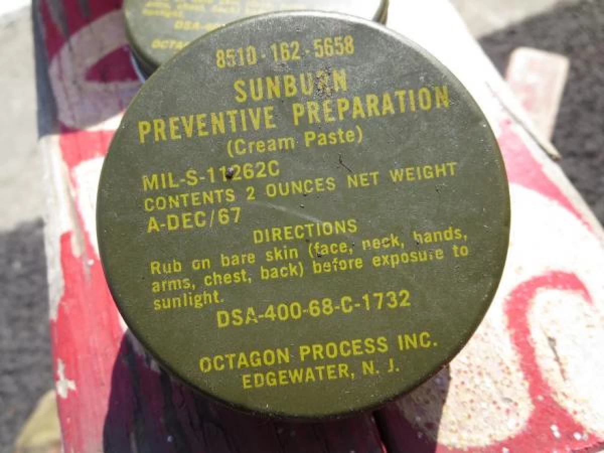 U.S.Sunburn Preventive Preparation 1968年 new?