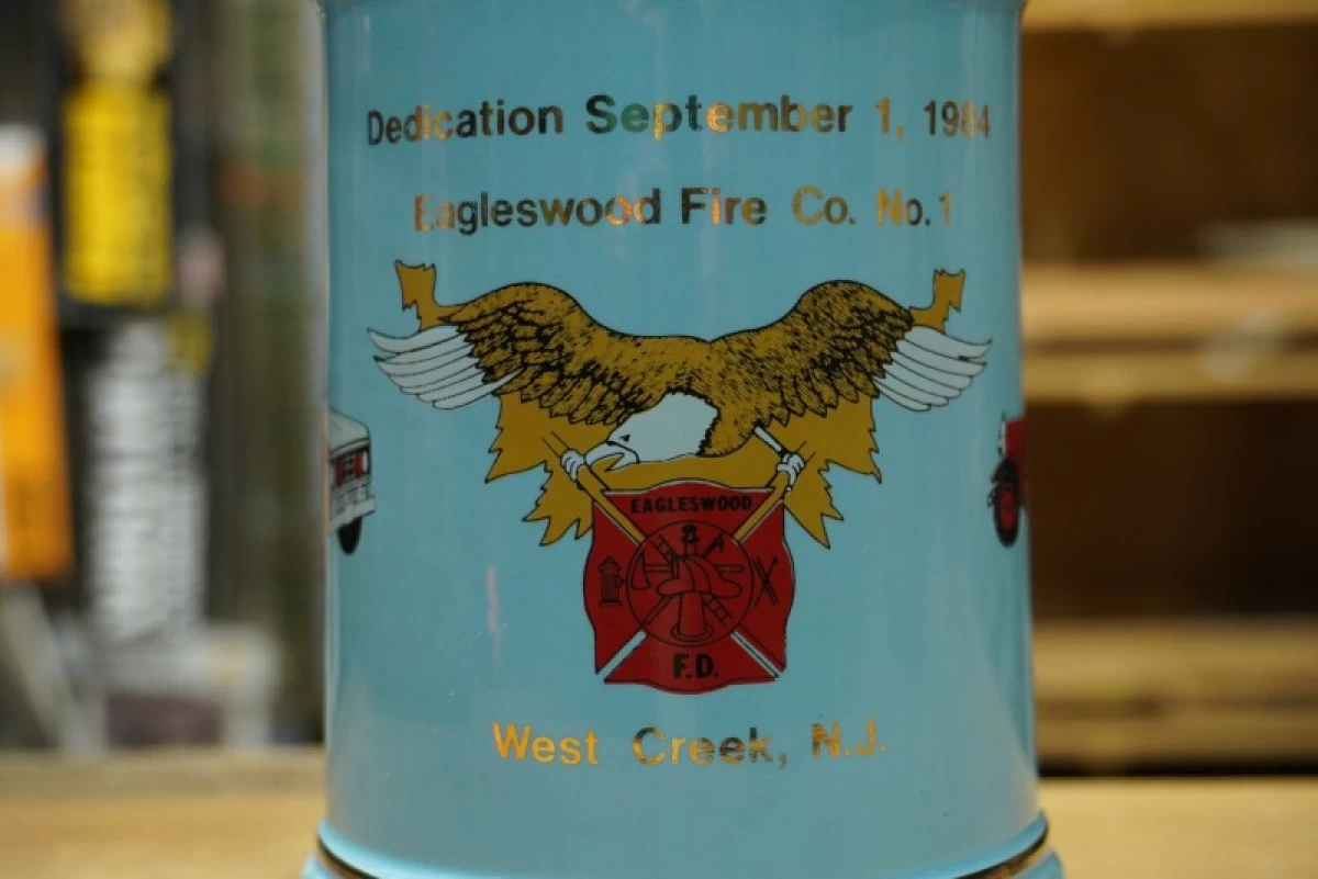 U.S.EAGLESWOOD FIRE COMPANY Beer Mug 1984年 used