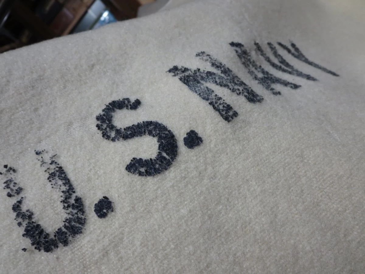 U.S.NAVY Blanket 1970年代? used