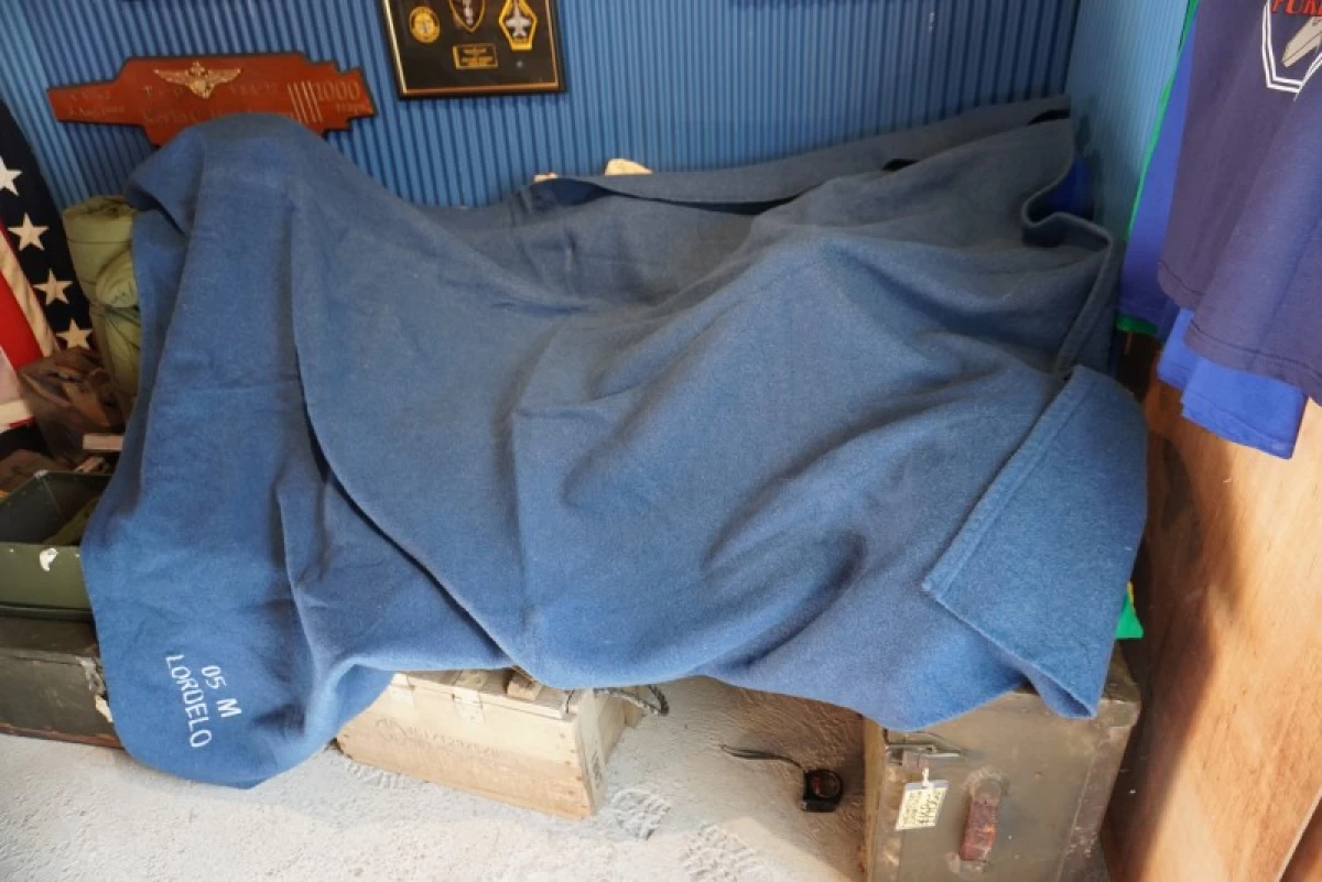 FRANCE Blanket Wool 215cm×150cm used