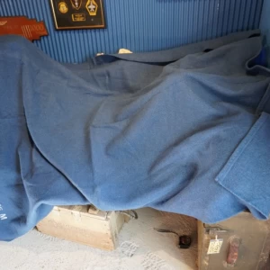 FRANCE Blanket Wool 215cm×150cm used
