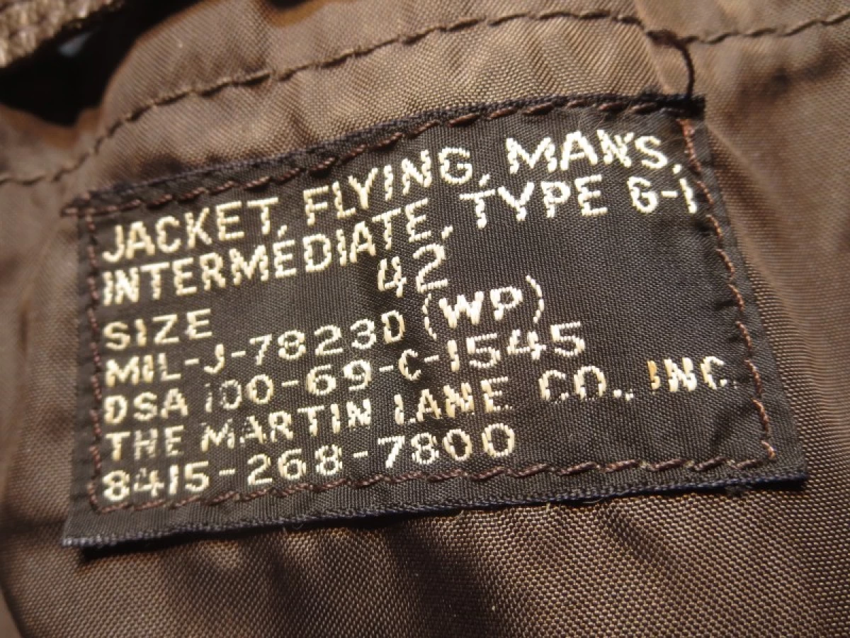 U.S.NAVY G-1 Jacket MIL-J-7823D 1969年 size42 used