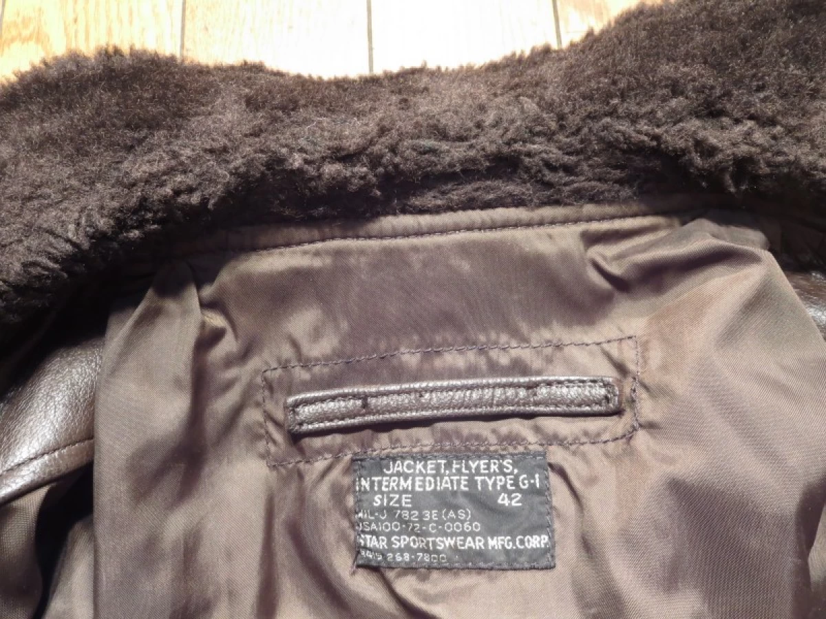 U.S.NAVY G-1 Jacket MIL-J-7823E 1972年 size42 used