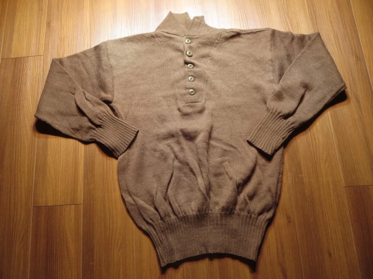 U.S.ARMY Sweater 100%Wool OD 1986年 sizeXL used