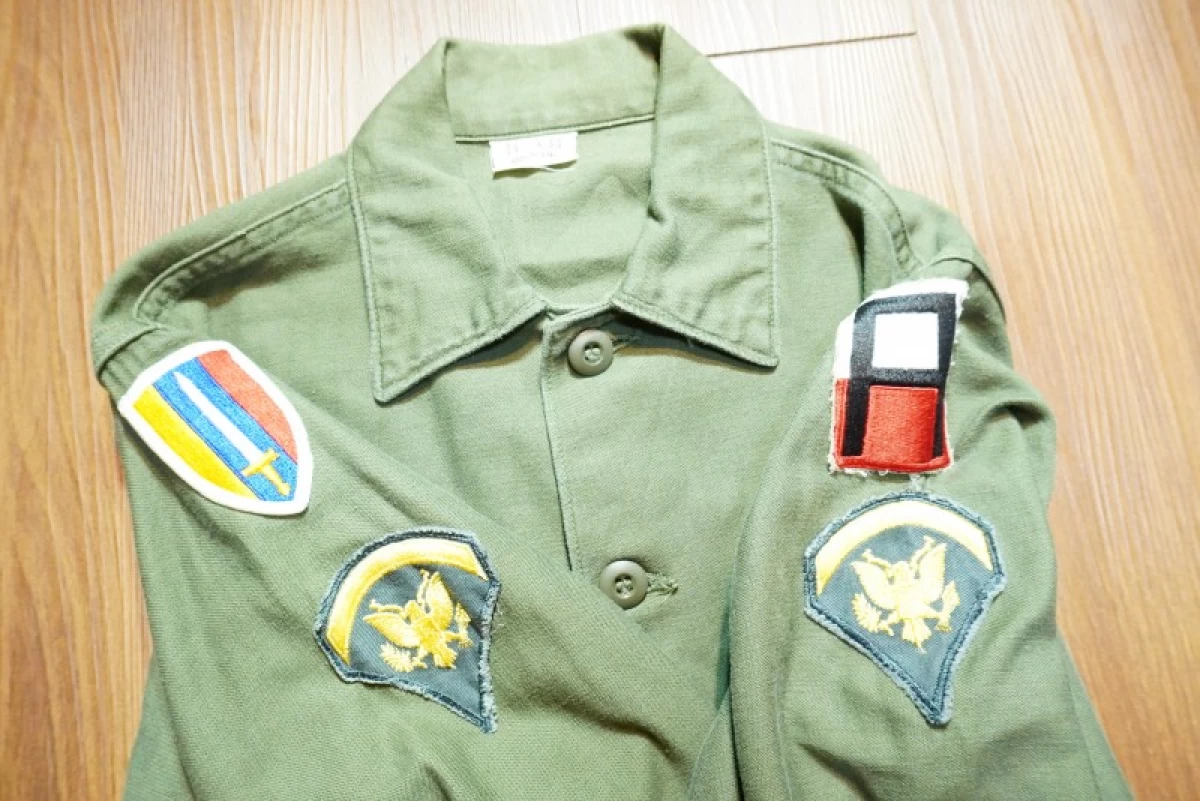 U.S.ARMY Utility Shirt Cotton 1965-66年 size14 1/2