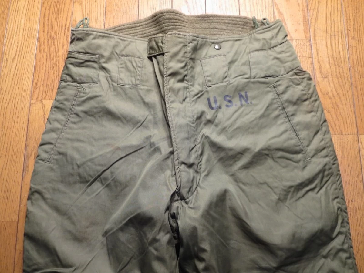 U.S.NAVY Trousers Cold Weather 1950-60年代? sizeL