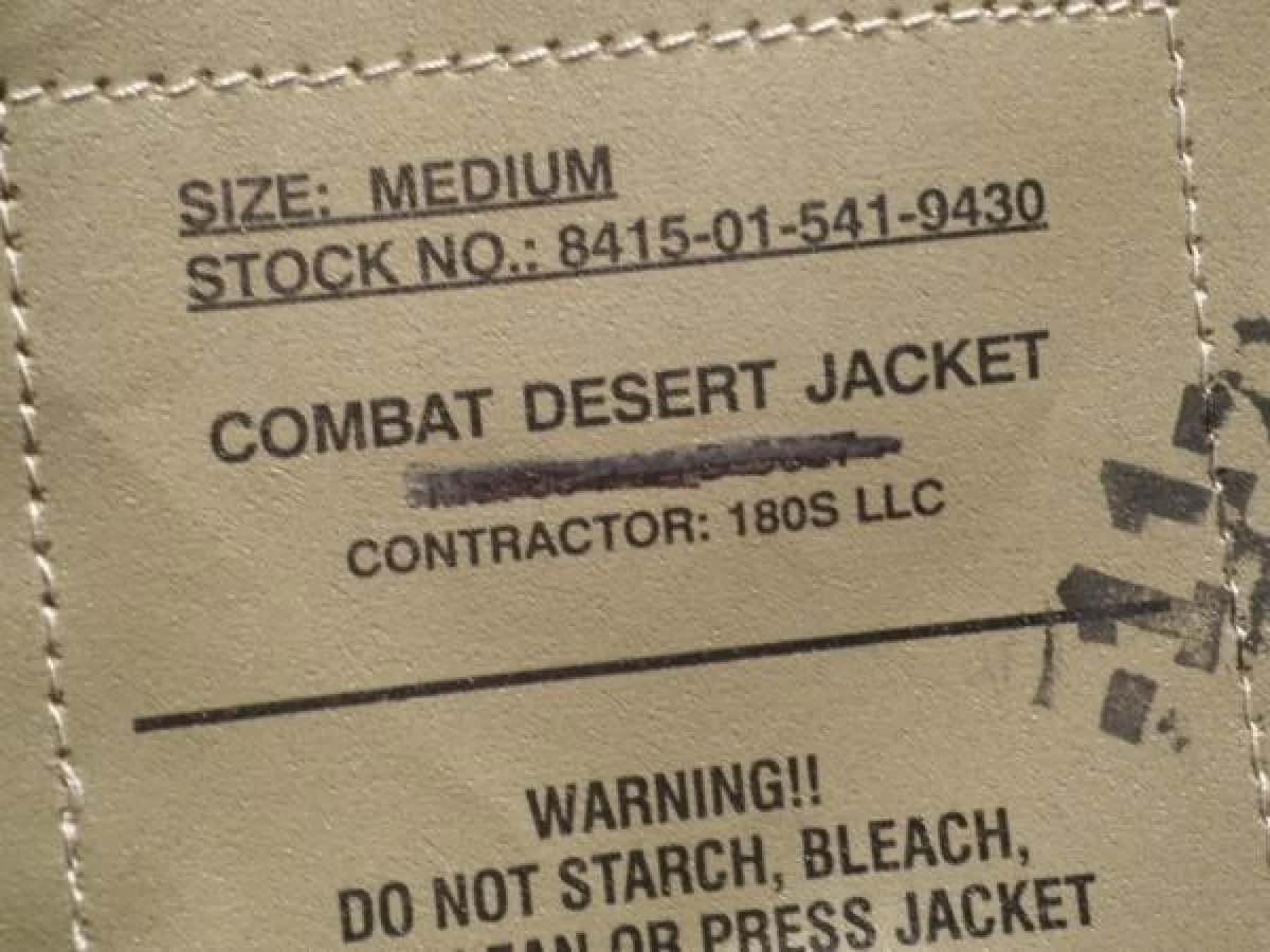 U.S.MARINE CORPS Combat Desert Jacket sizeM new