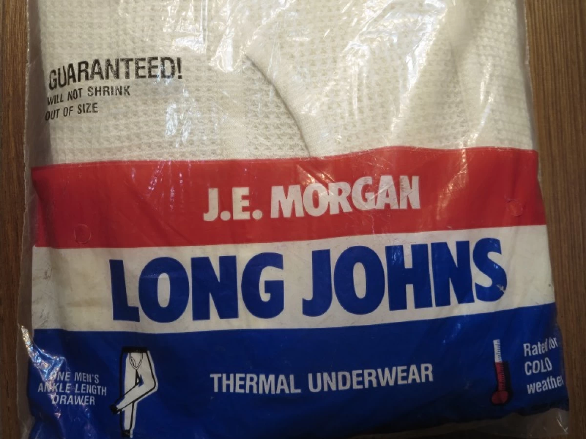 U.S. J.E.MORGAN LONG JOHNS 1991年 sizeS