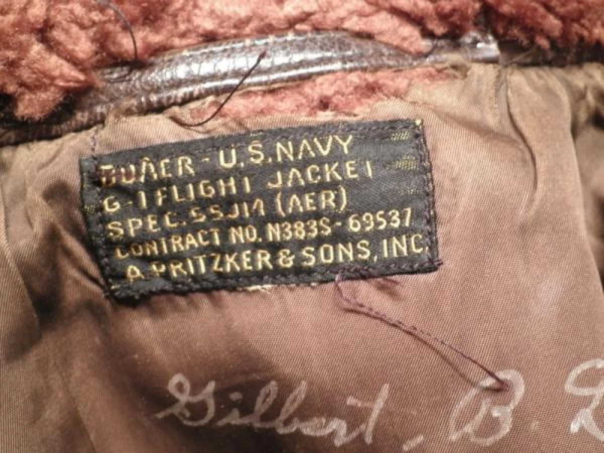 U.S.NAVY G-1 Jacket SPEC.55J14 1940年代? size? used