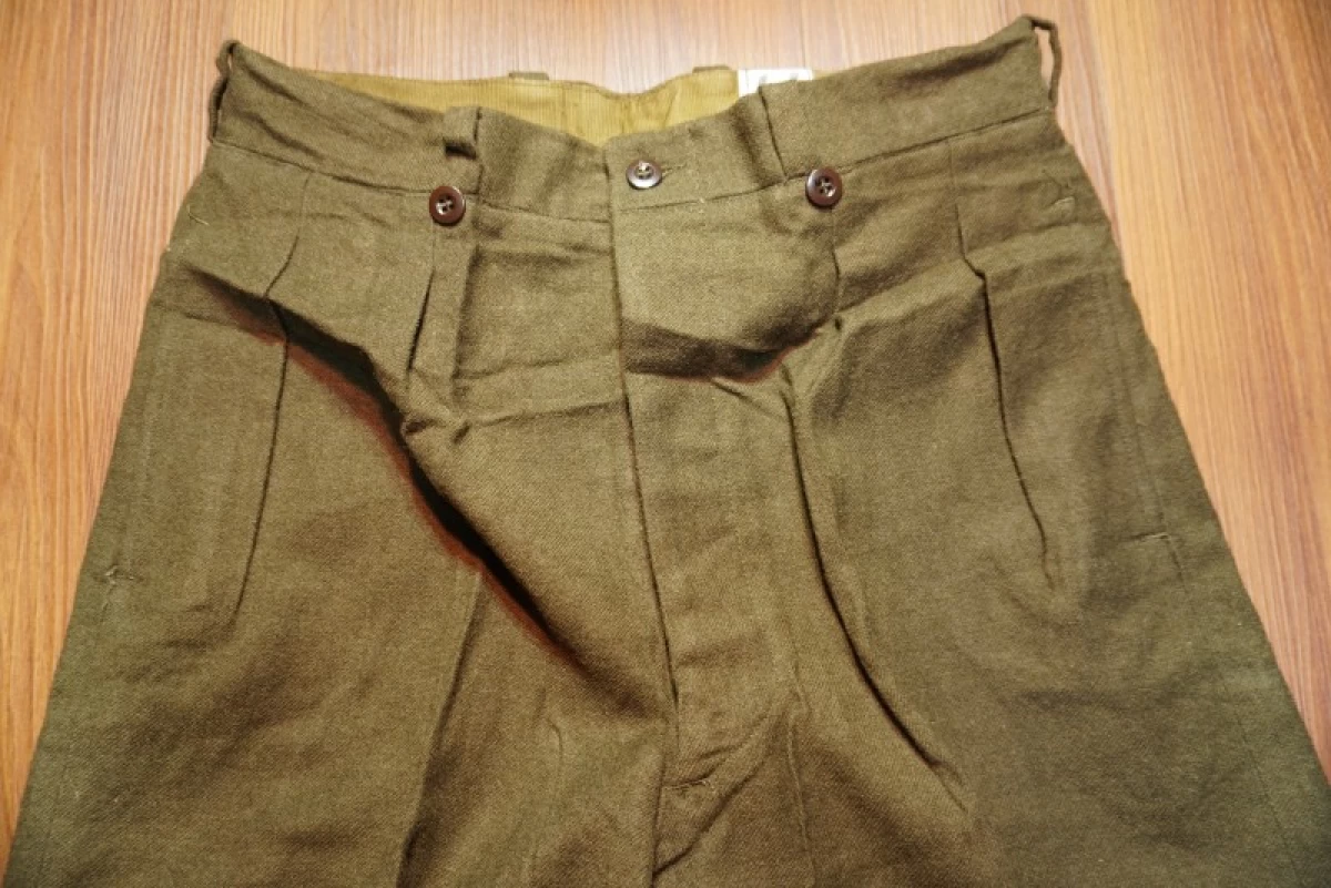 FRANCE M-52 Wool Trousers size85cm new?