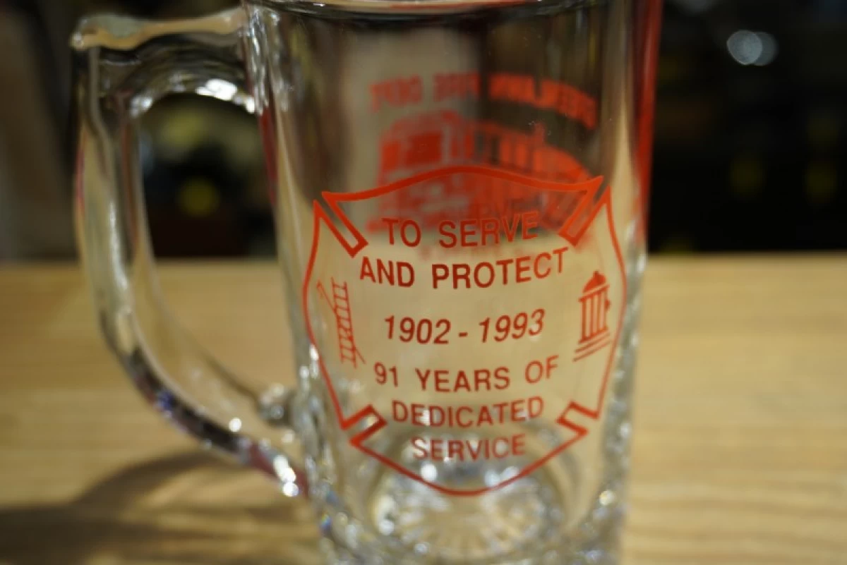 U.S.GREENLAWN FIRE DEPT. Beer Mug 1993年 used