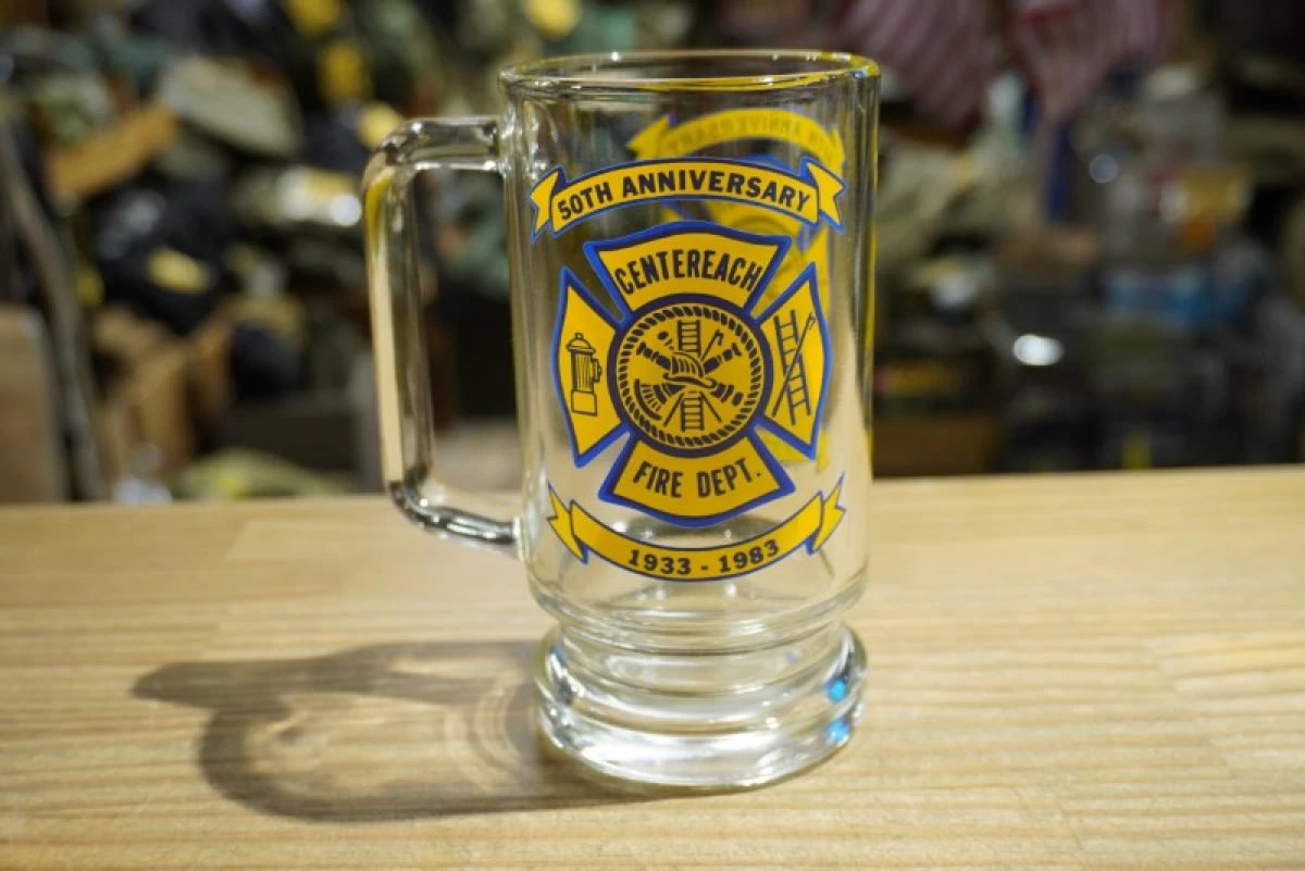 U.S.CENTEREACH FIRE DEPT. Beer Mug 1983年 used