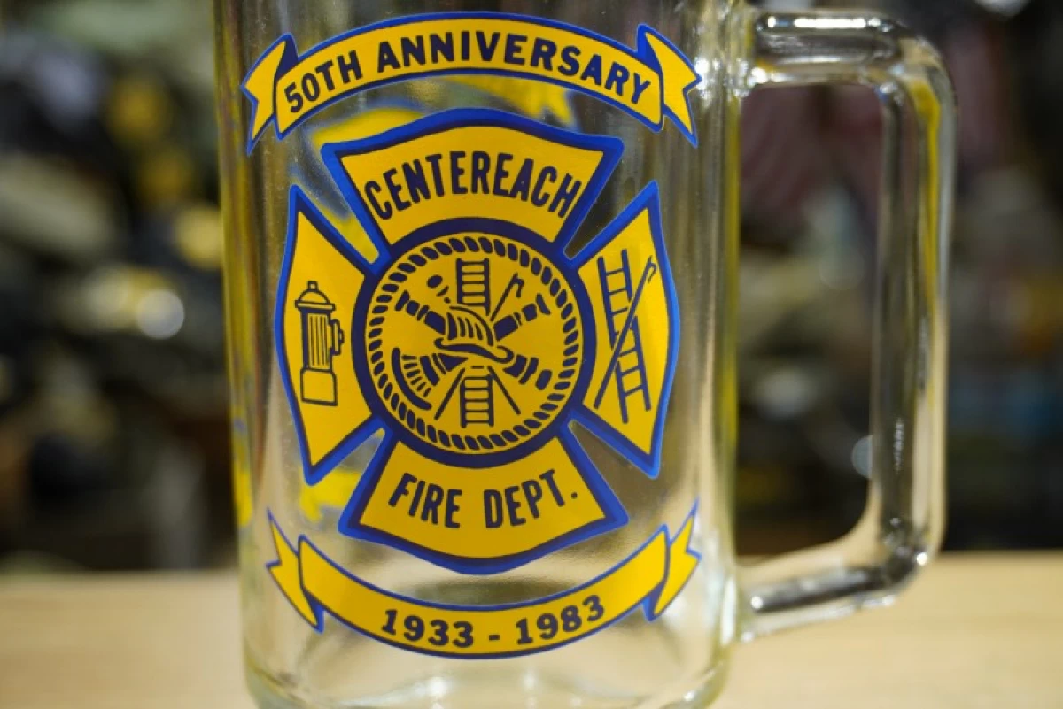 U.S.CENTEREACH FIRE DEPT. Beer Mug 1983年 used
