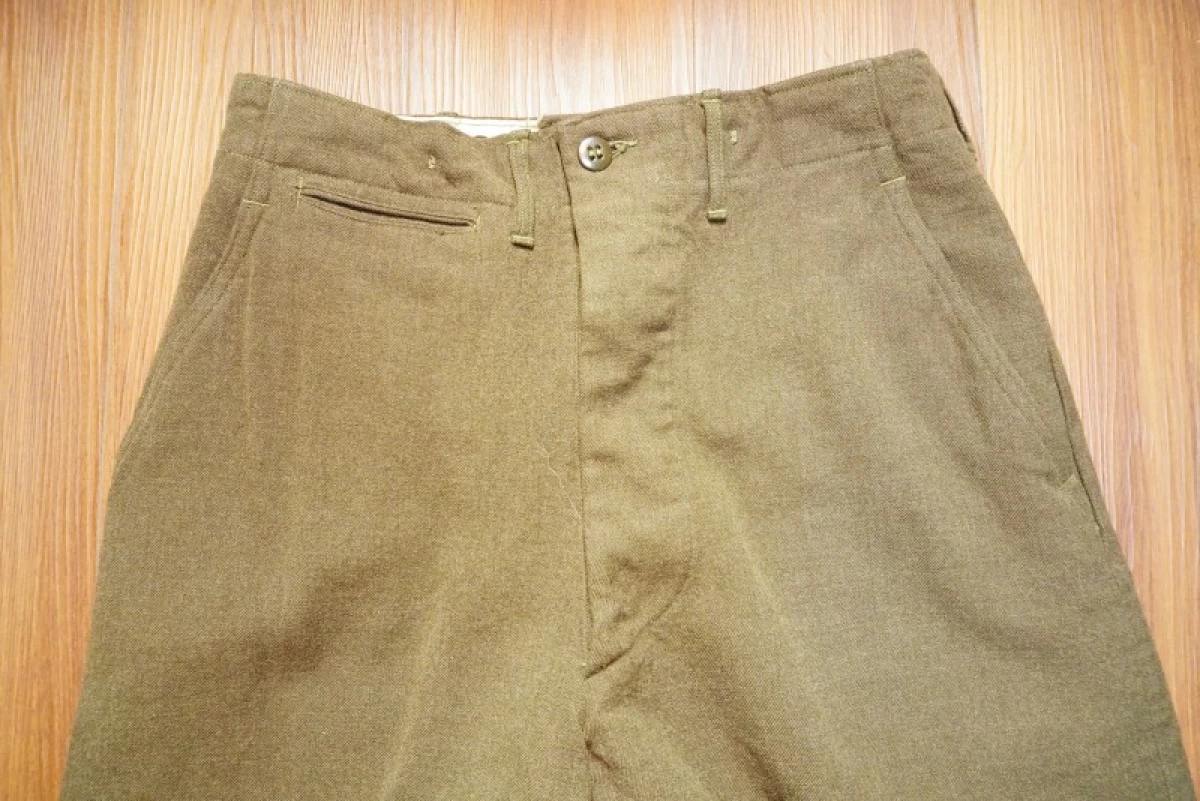 U.S.Trousers Winter WOOL/RAYON 1950年代? size30 used