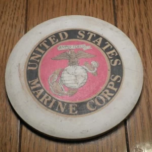 U.S.MARINE CORPS Coaster 陶器? used