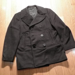 U.S.NAVY Pea Coat 100%Wool 1950年代? size42R used