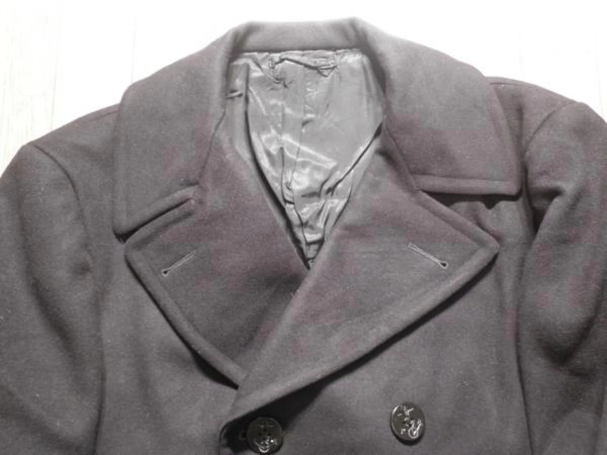 U.S.NAVY Pea Coat 100%Wool 1950年代? size42R used