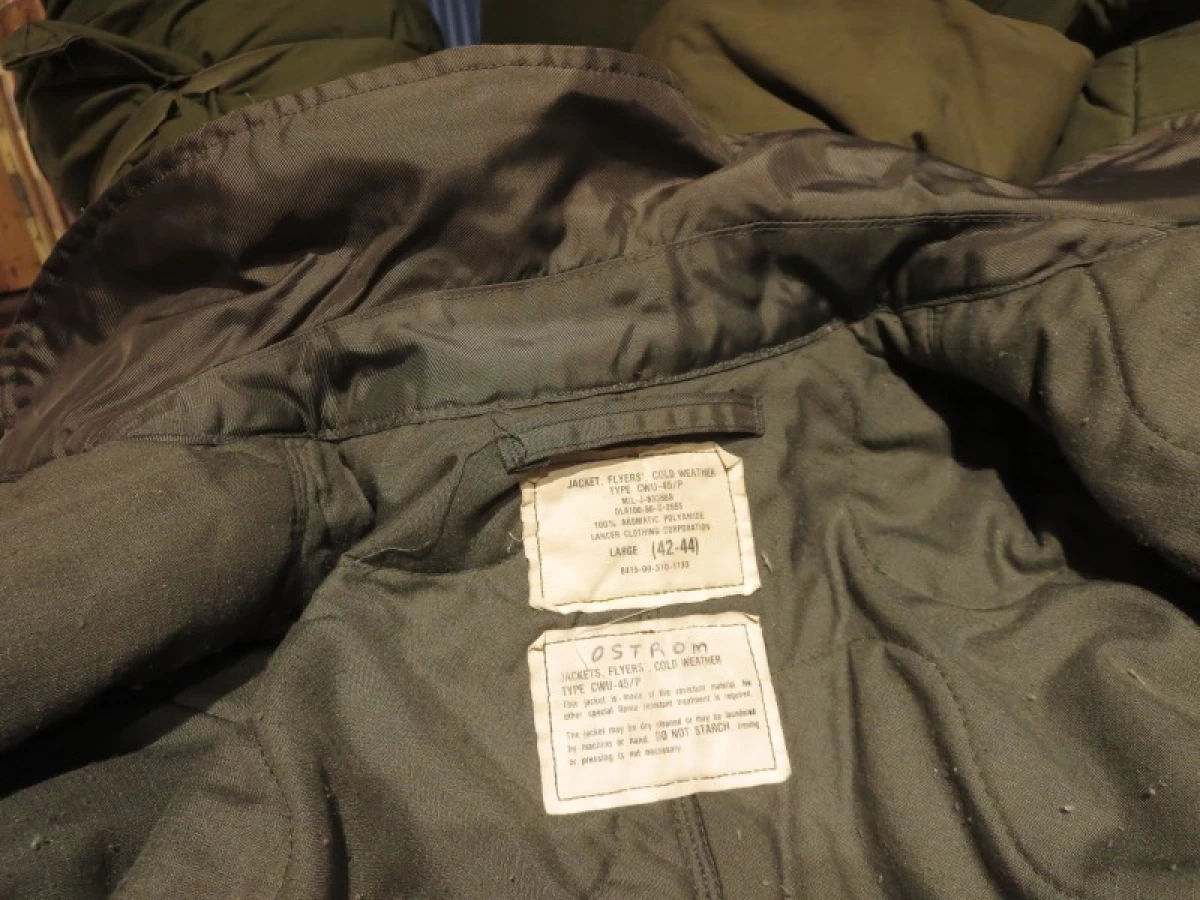 U.S.AIR FORCE Jacket CWU-45/P 1980年 sizeL used