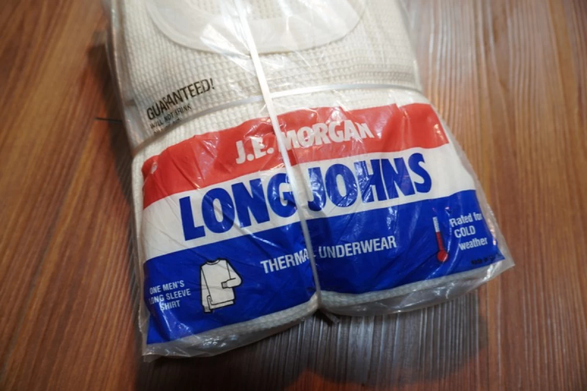 U.S. J.E.MORGAN LONG JOHNS 1991年 sizeS new