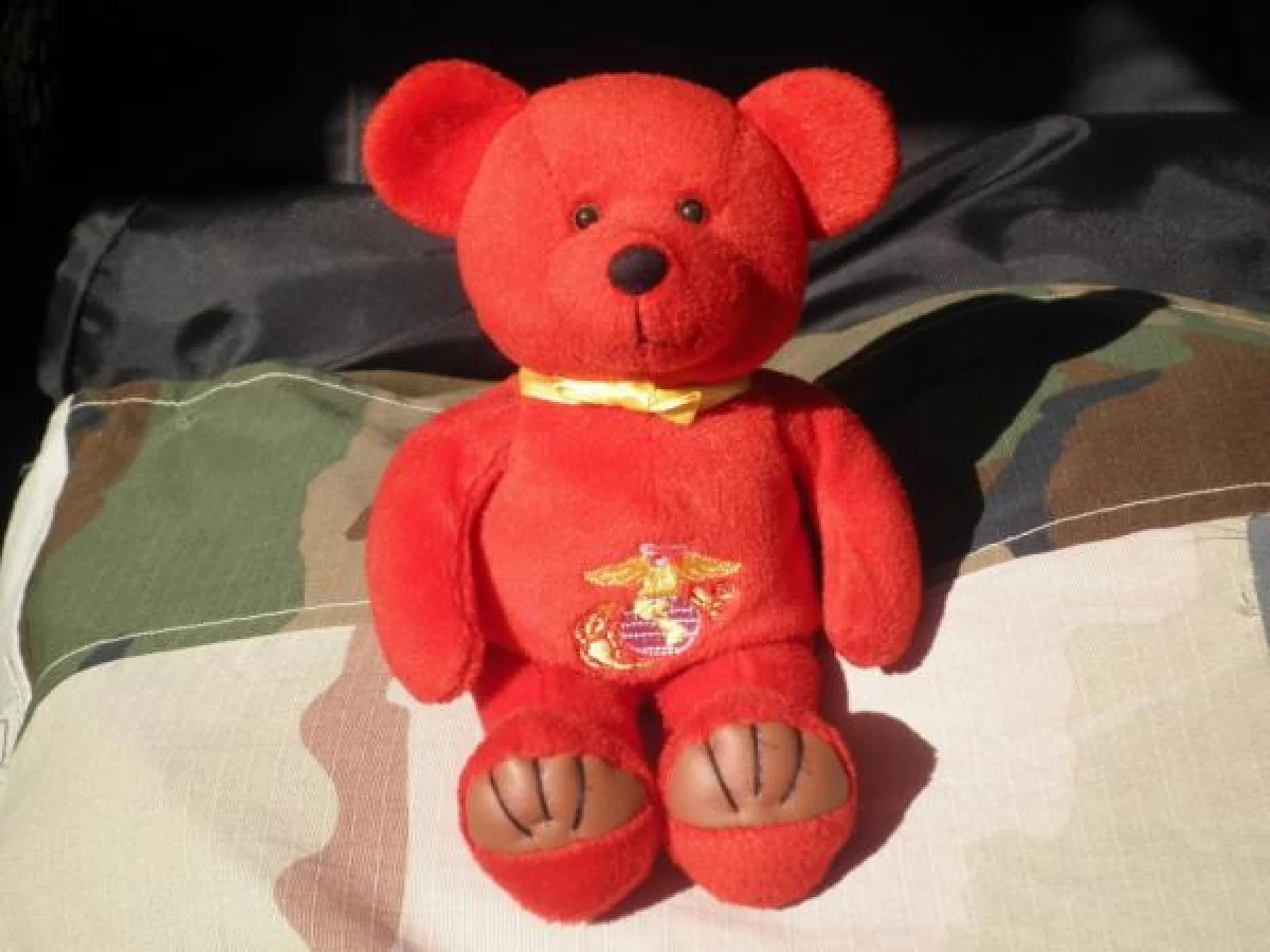 U.S.MARINE CORPS Small Stuffed Bear used